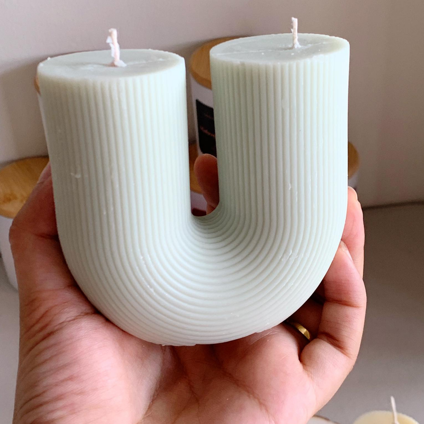 U Shaped Candle