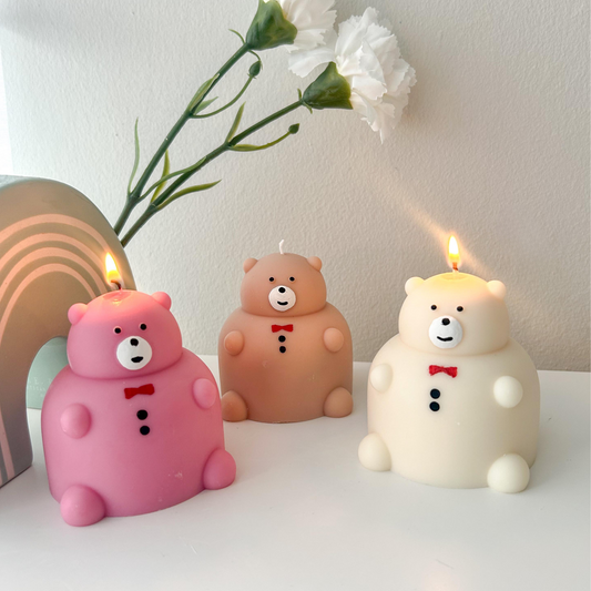 Chubby Bear Candle