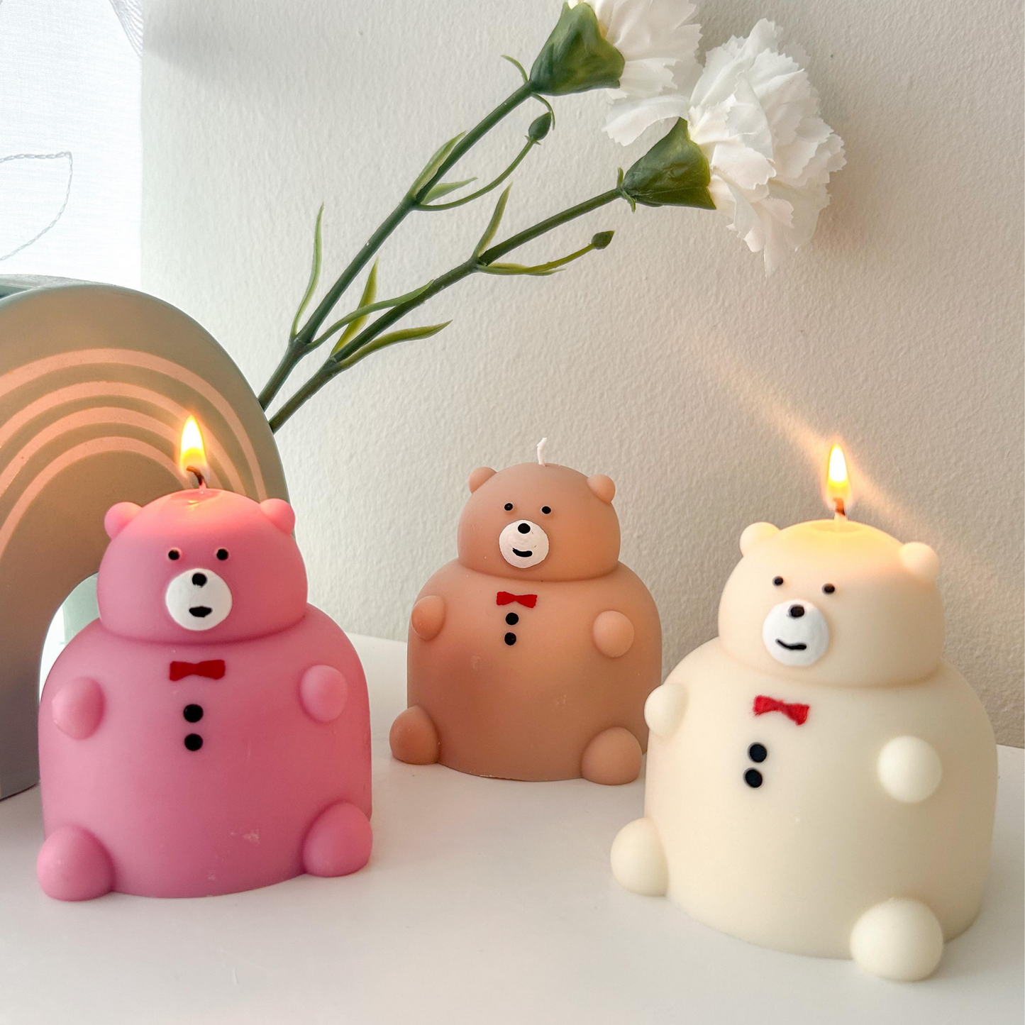 Chubby Bear Candle