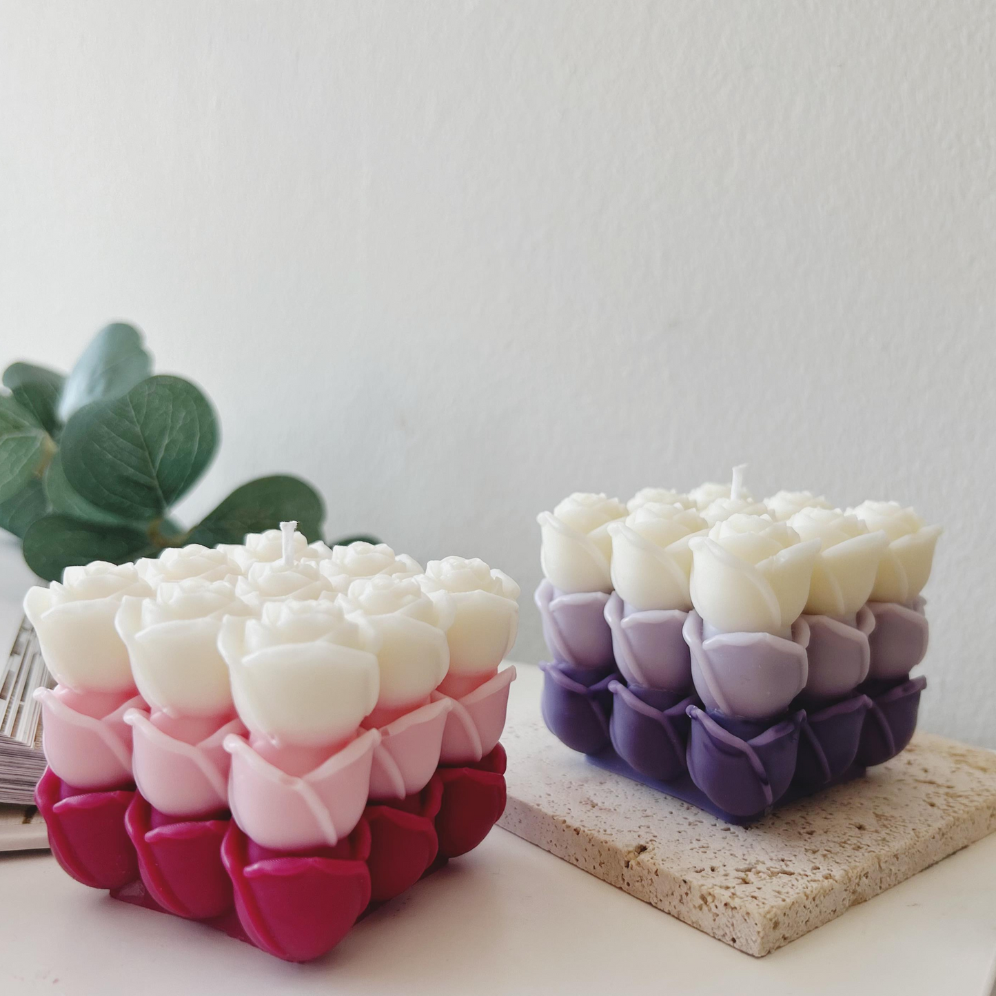 Flower Cube Candle